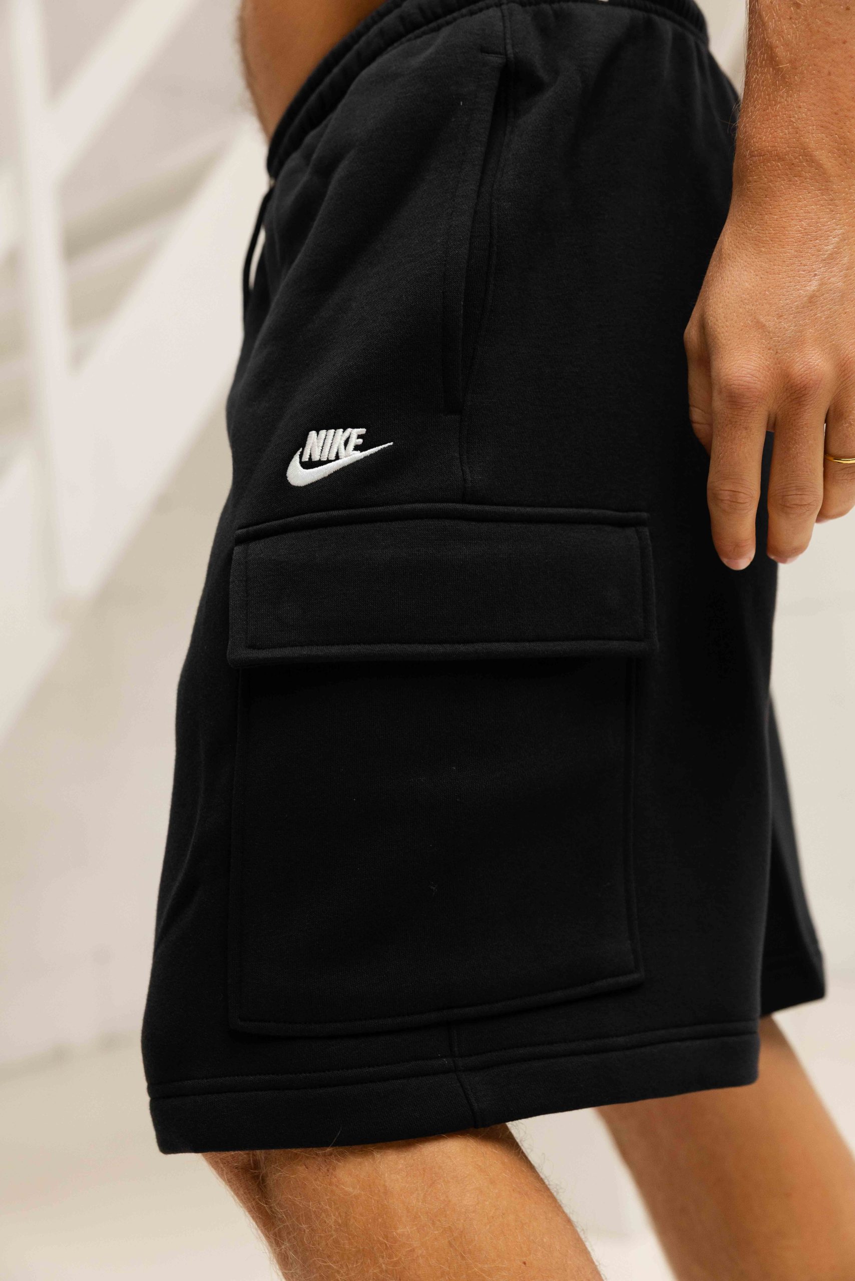 Nike Club Cargo Short Heren Zwart