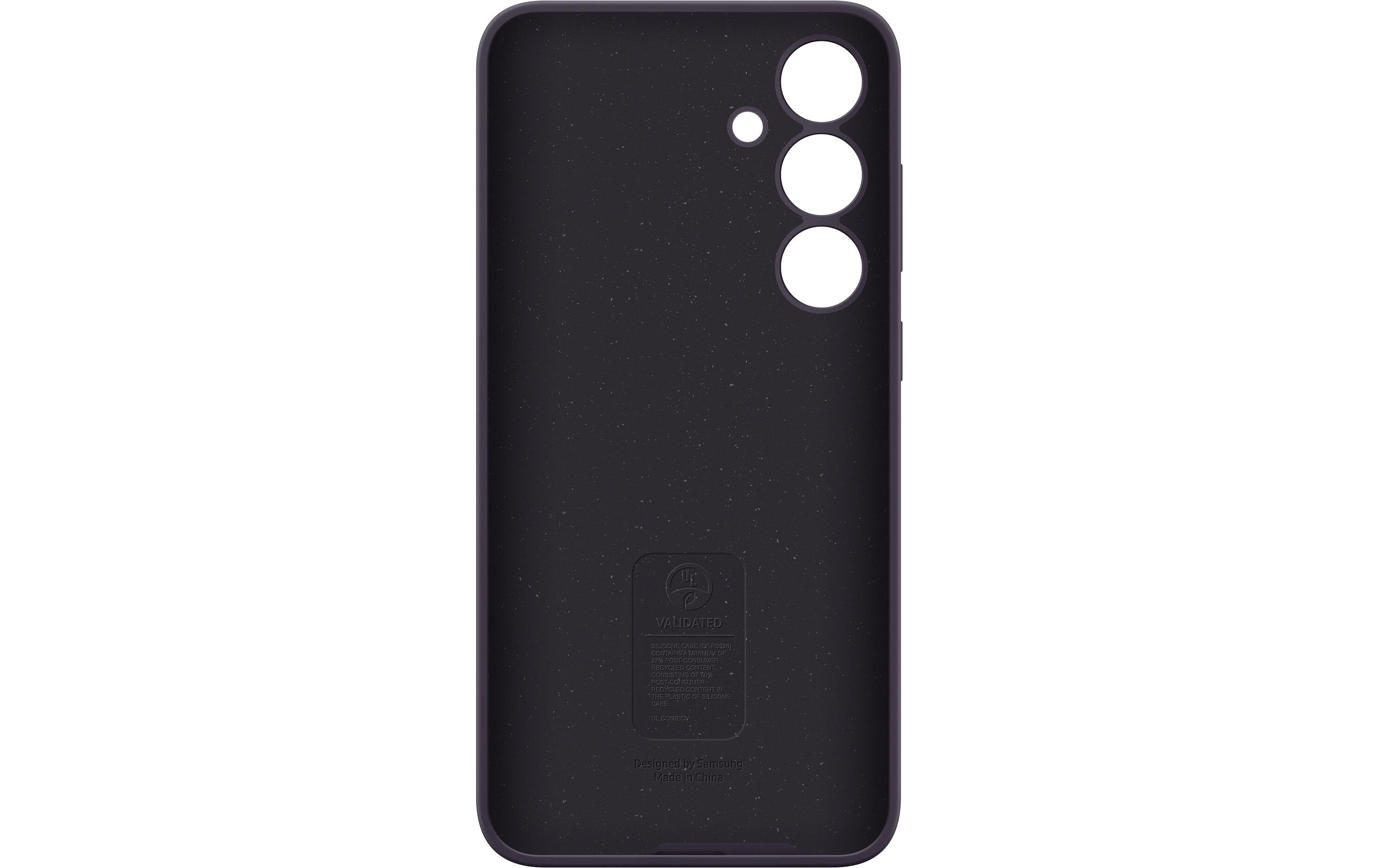 Back Cover Silicone Galaxy S24+ DunkelviolettSchutzhülle für das Samsung Galaxy S24+