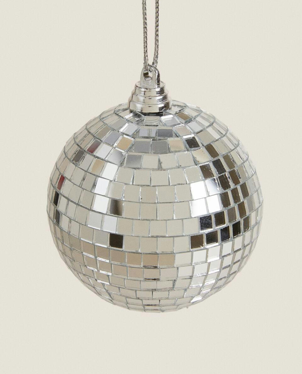 DECORAÇÃO DE BOLA DE DISCO DE NATAL