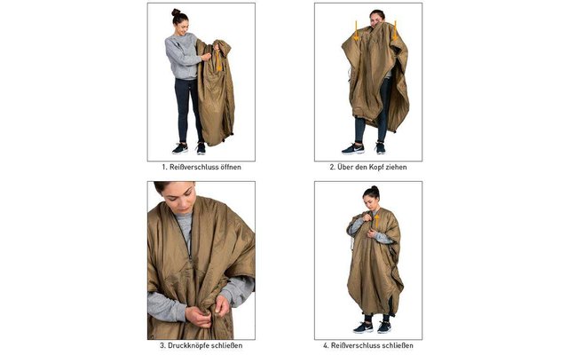 Amazonas 2in1 Hängematte Underquilt-Poncho