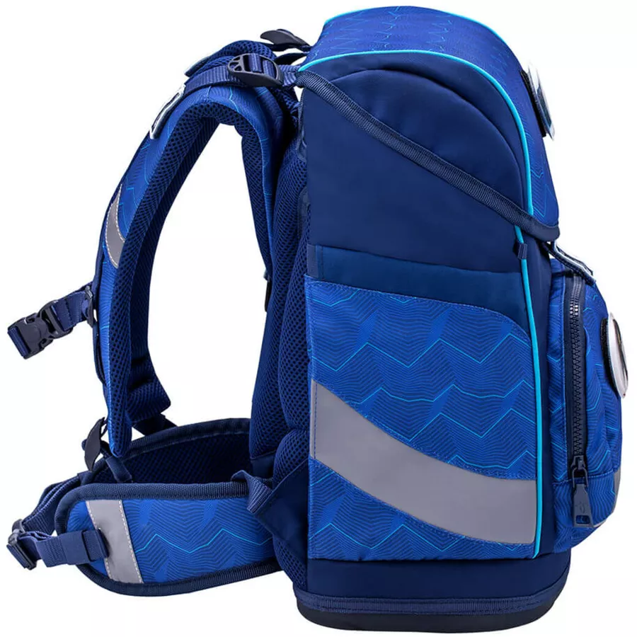 Belmil Schulranzen Premium Smarty Plus Set 5-teilig Estate Blue