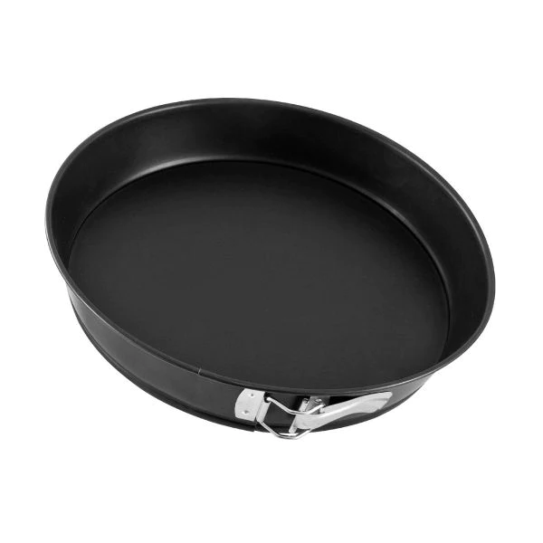 Moule à charnière rond à fond plat 32,5 cm Black Metallic Zenker