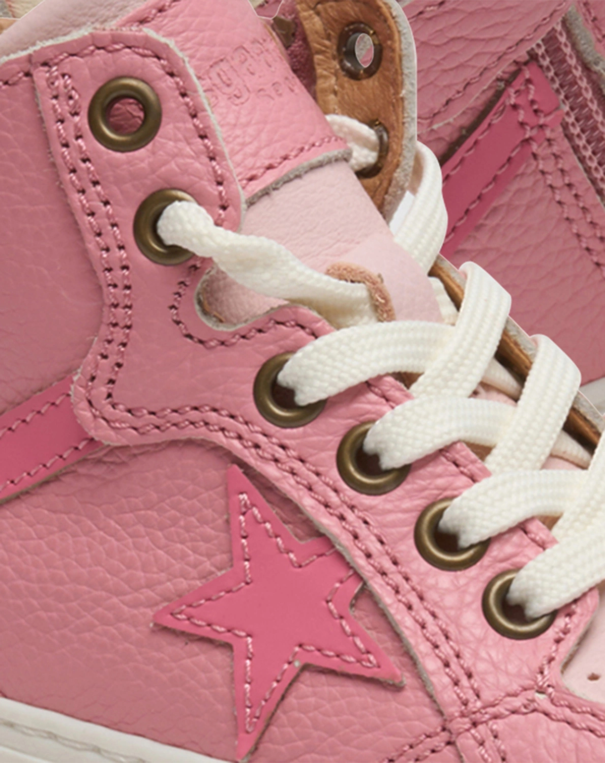 Schnür-Sneaker ISAK hoch in bubble gum