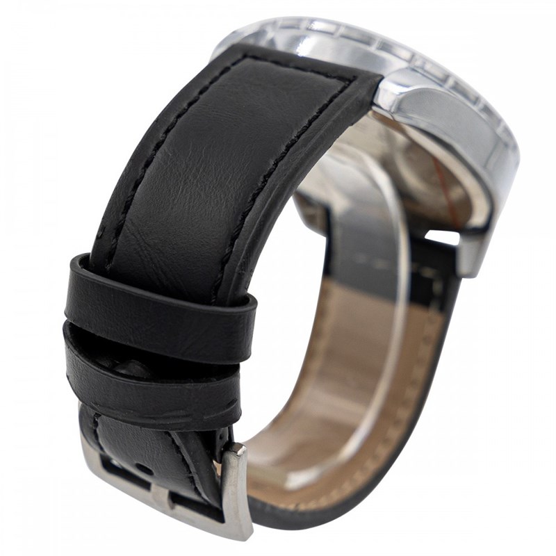Coffret montre Homme GIORGIO bracelet Cuir Noir