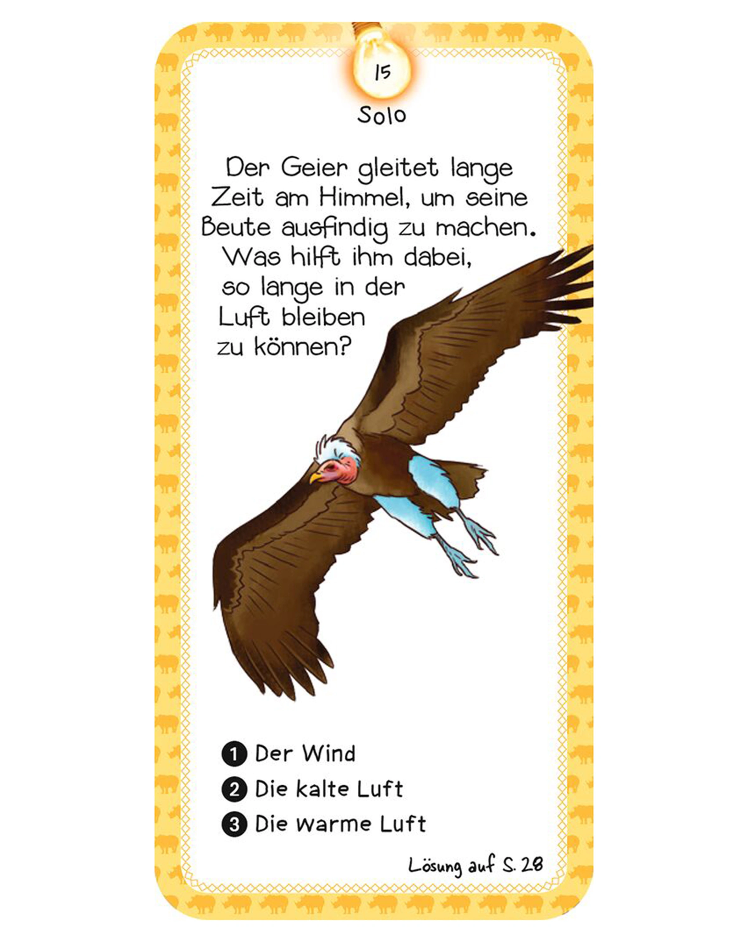 Kartenspiel DAS QUIZ DER TIERE