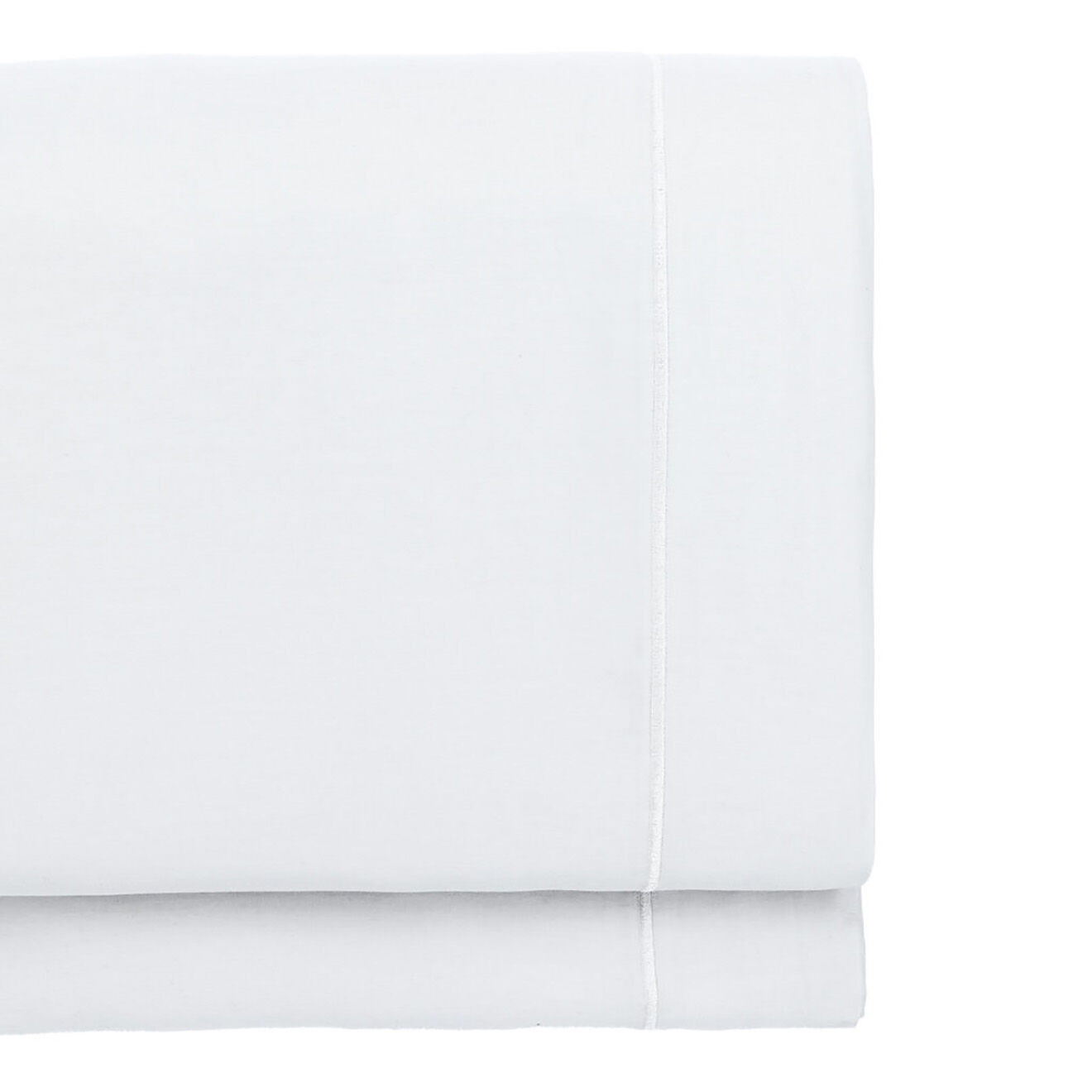 Febronie Drap plat 100% Satin de Coton Julia blanc