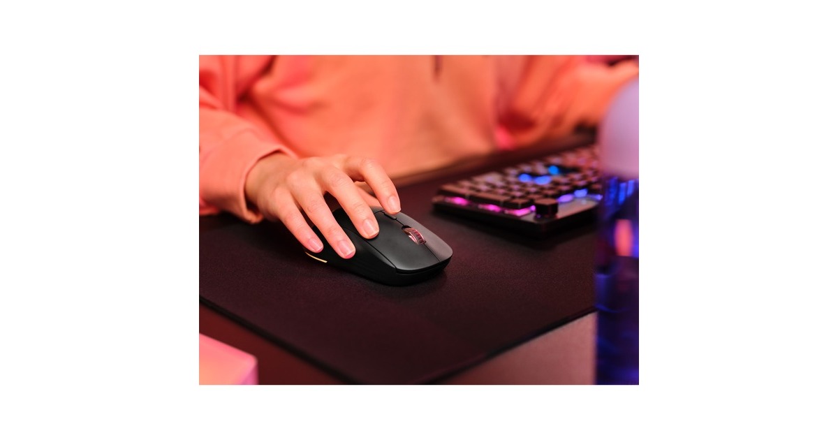 TrustGXT 927 Redex+ draadloze gaming muis met hoog prestatieniveau  (Zwart, RGB | 100 - 25.600 dpi | PS4 | PS5 | XBOX series X|S)