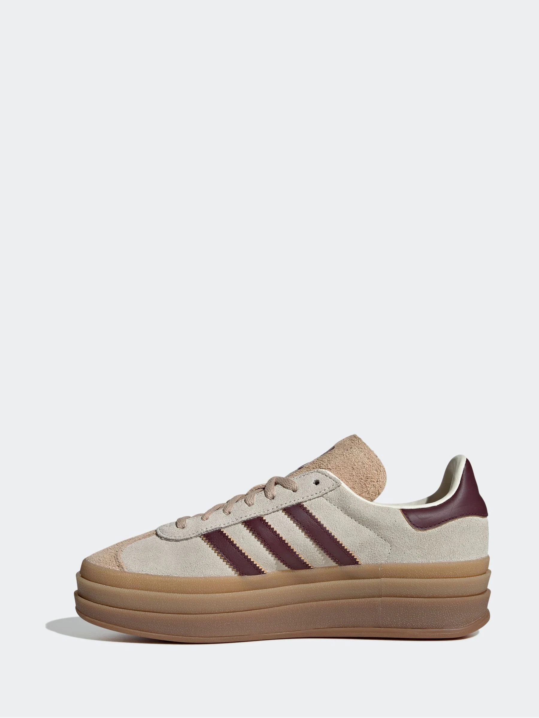 Beige/rood - adidas Originals Gazelle Bold W Trainers