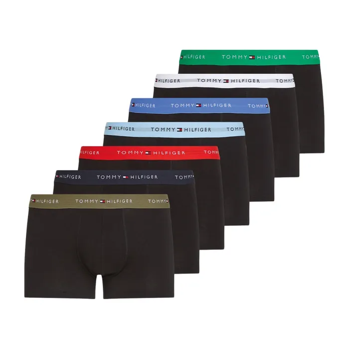 Tommy Hilfiger Repeat Logo Trunk Boxershorts Heren (7-pack)