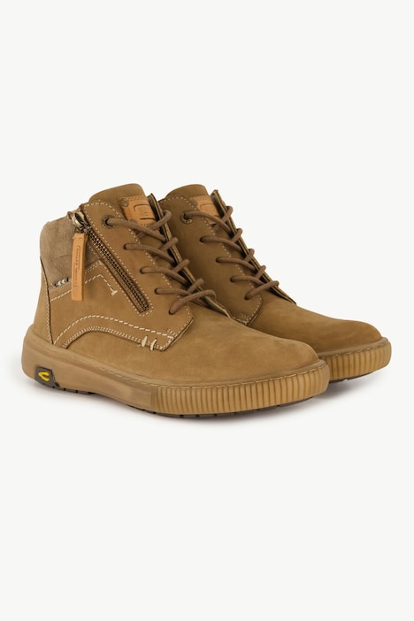 Camel Active Lederboots, Zipper, Nubukleder, warmes Futter
