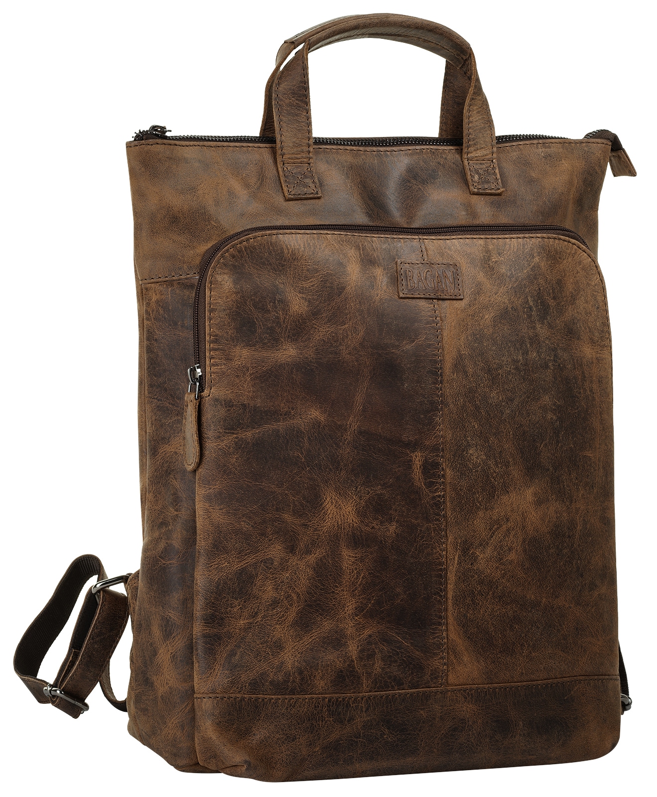 Bagan Cityrucksack echt Leder