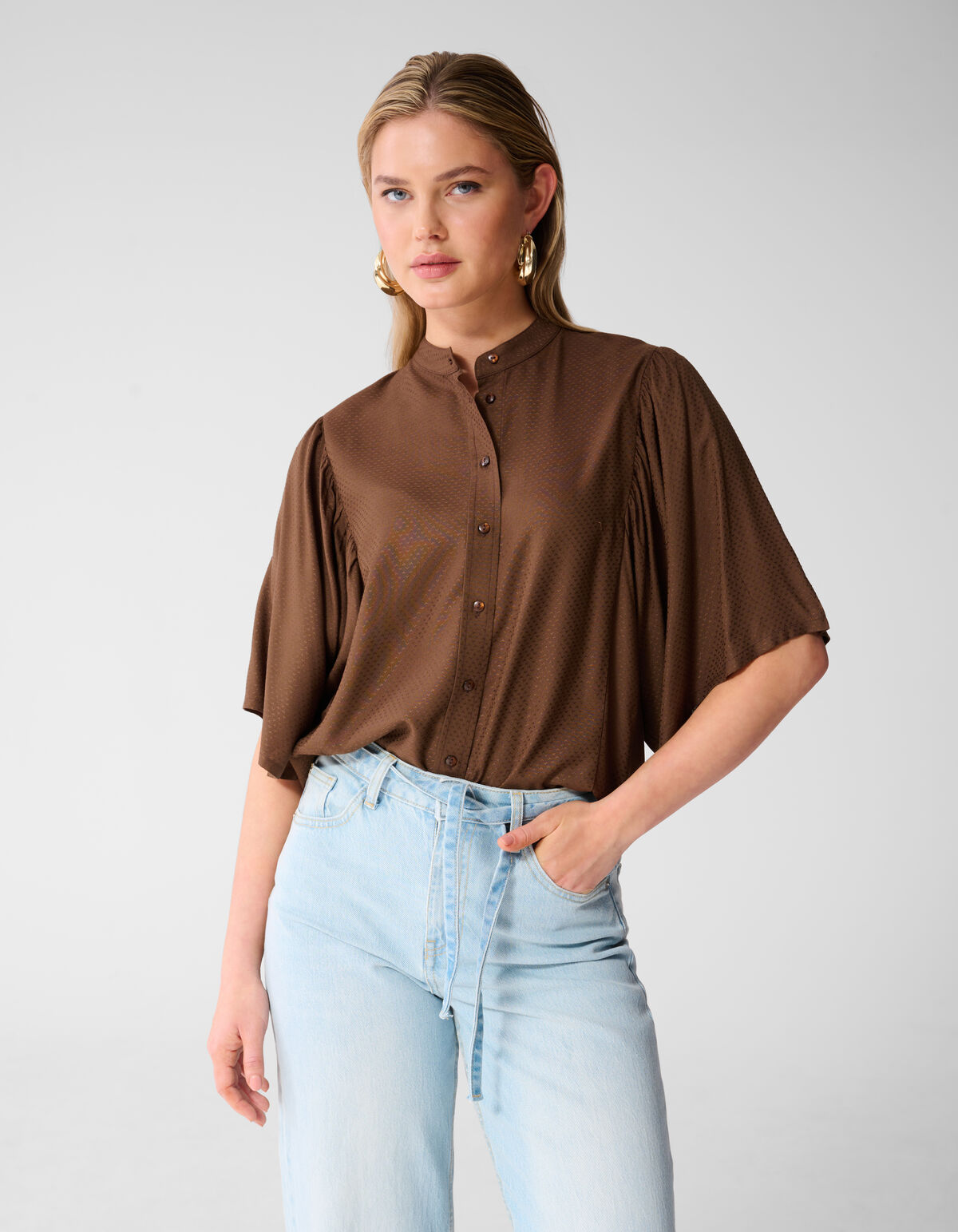 Flowy Top Bruin
