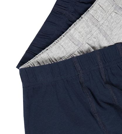 Name It Boxershorts - Noos - NkmTights - 3er-Pack - Grey Melange