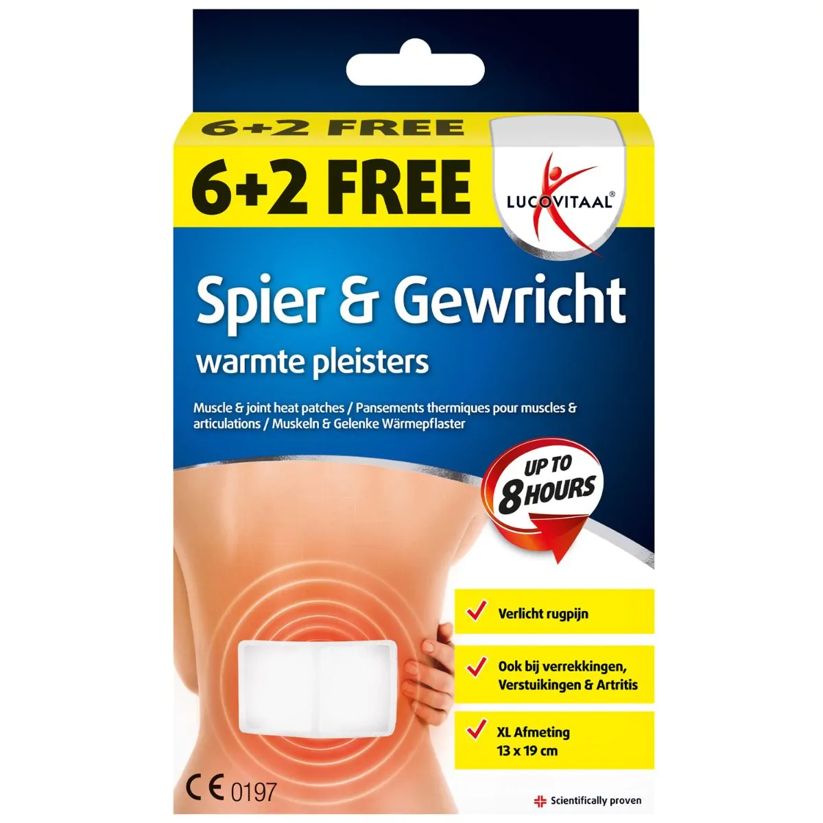 Spier & Gewricht warmtepleisters (voor rug) (MAXI)