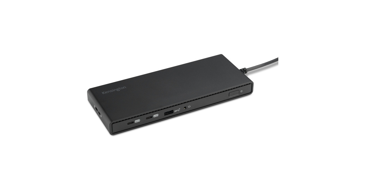 KensingtonSD4842P EQ USB-C® 10Gbps Triple Video Driverless Docking Station met 100W Power Delivery  (Zwart)