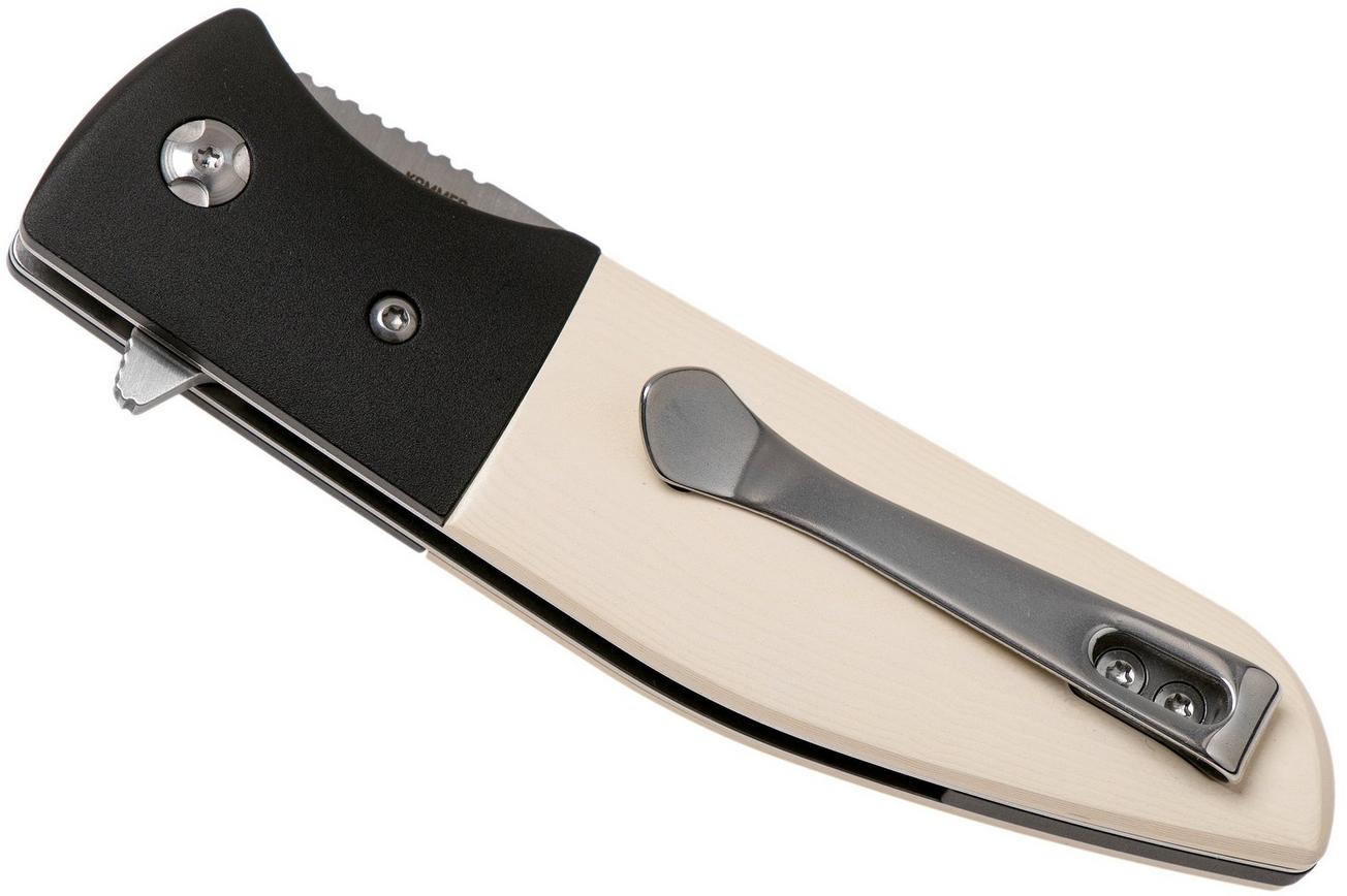 CRKT Curfew White 2867 zakmes, Russ Kommer design