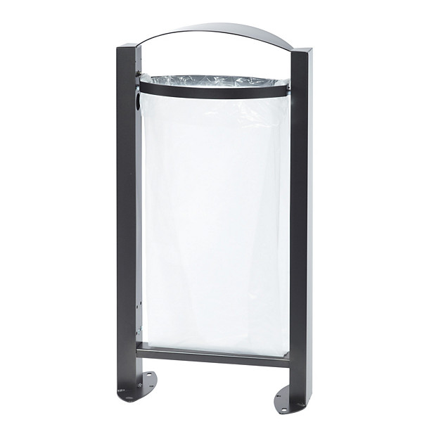 ROSSIGNOL Corbeille vigipirate sur pied arkea - 60 L - sans cendrier - gris manganese