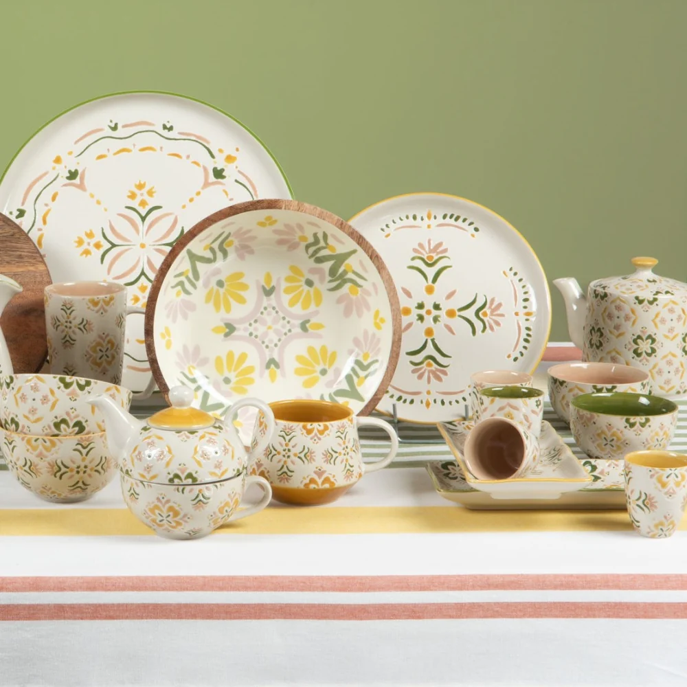 Assiette plate Léane 25 cm (lot de 6) Amadeus