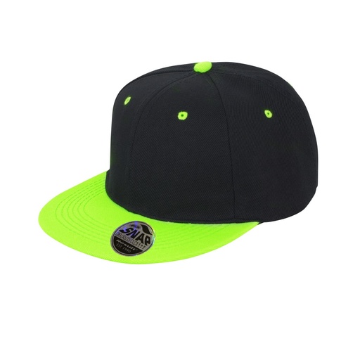 Boné Original de Aba Reta, 2 Cores, com Fecho Snapback, Result Bronx Core