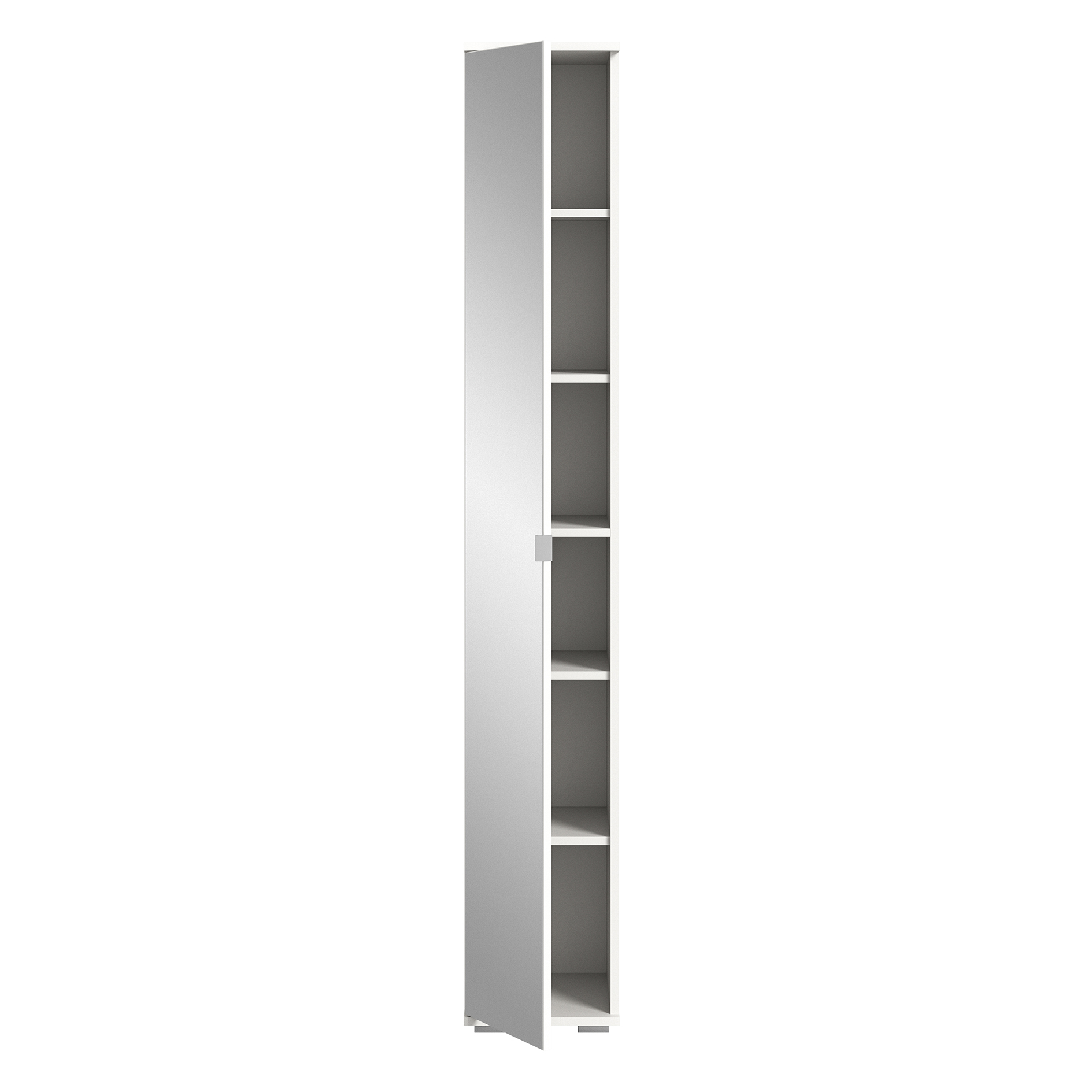 Spiegelschrank PREGO - weiß - 30 cm
