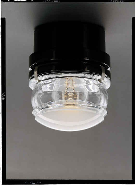 Oluce Fresnel wandlamp zwart