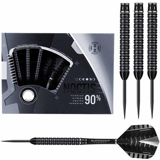 Dardos Paralelos Harrows Noctis 26g 90%
