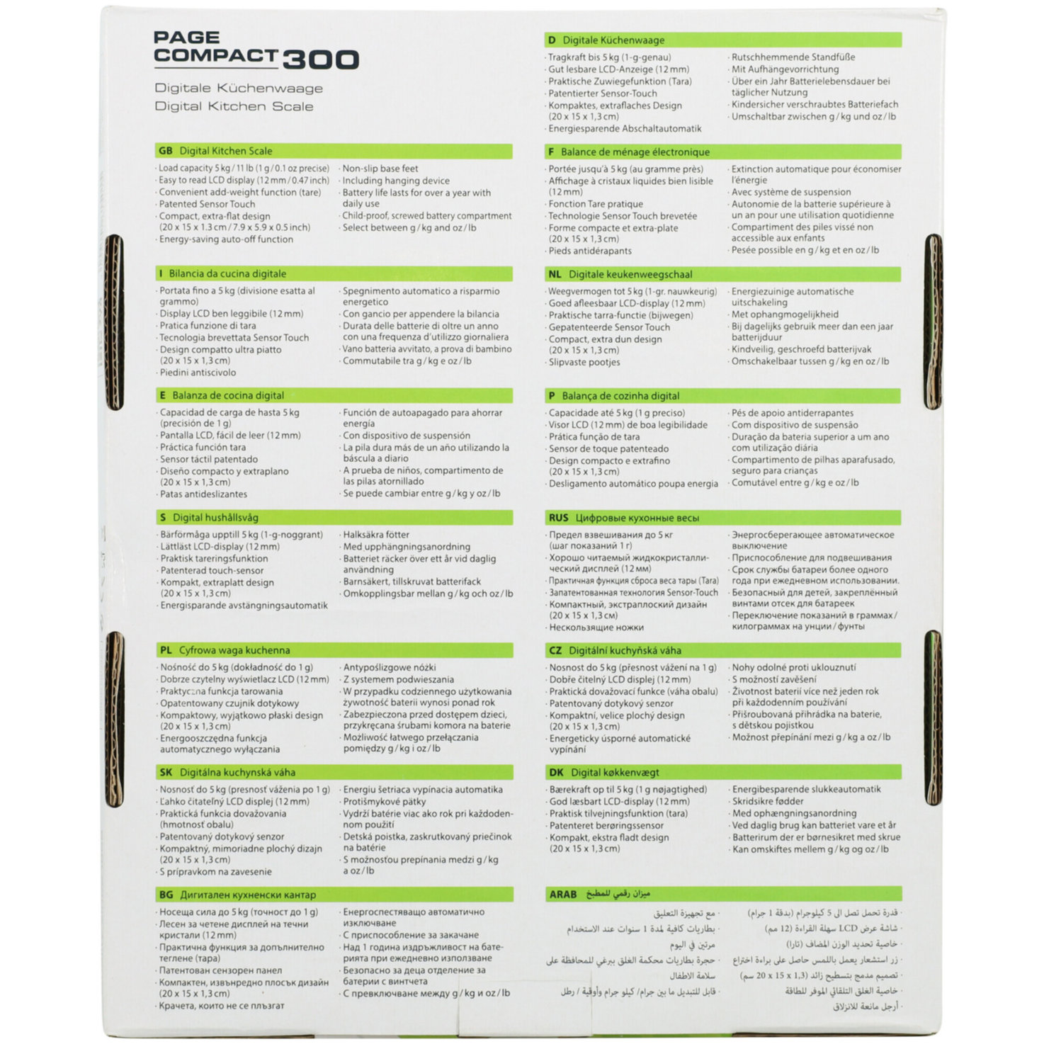 Soehnle Küchenwaage Page 300 compact