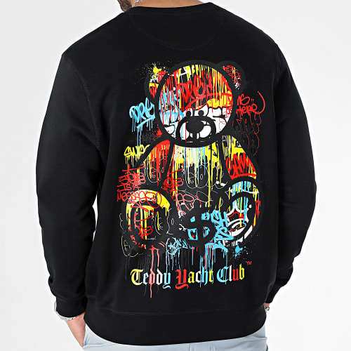 Sweat Crewneck Art Series Dripping Noir