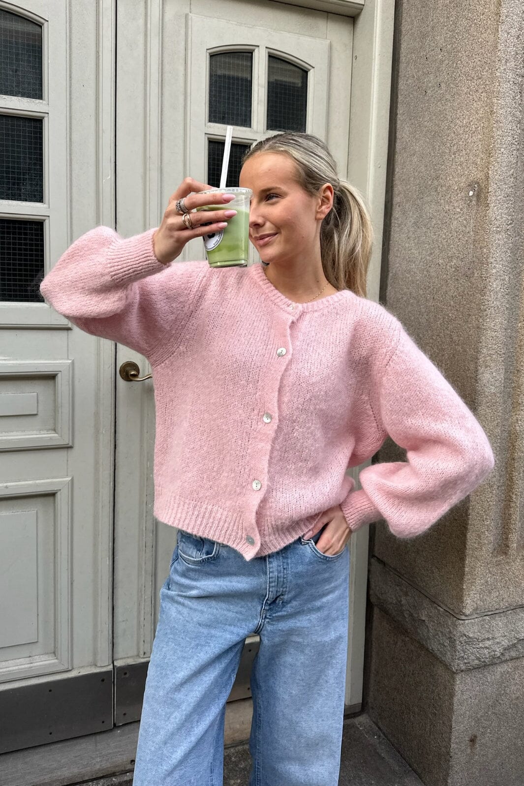 BYIC Idaic Cardigan lpink light pink