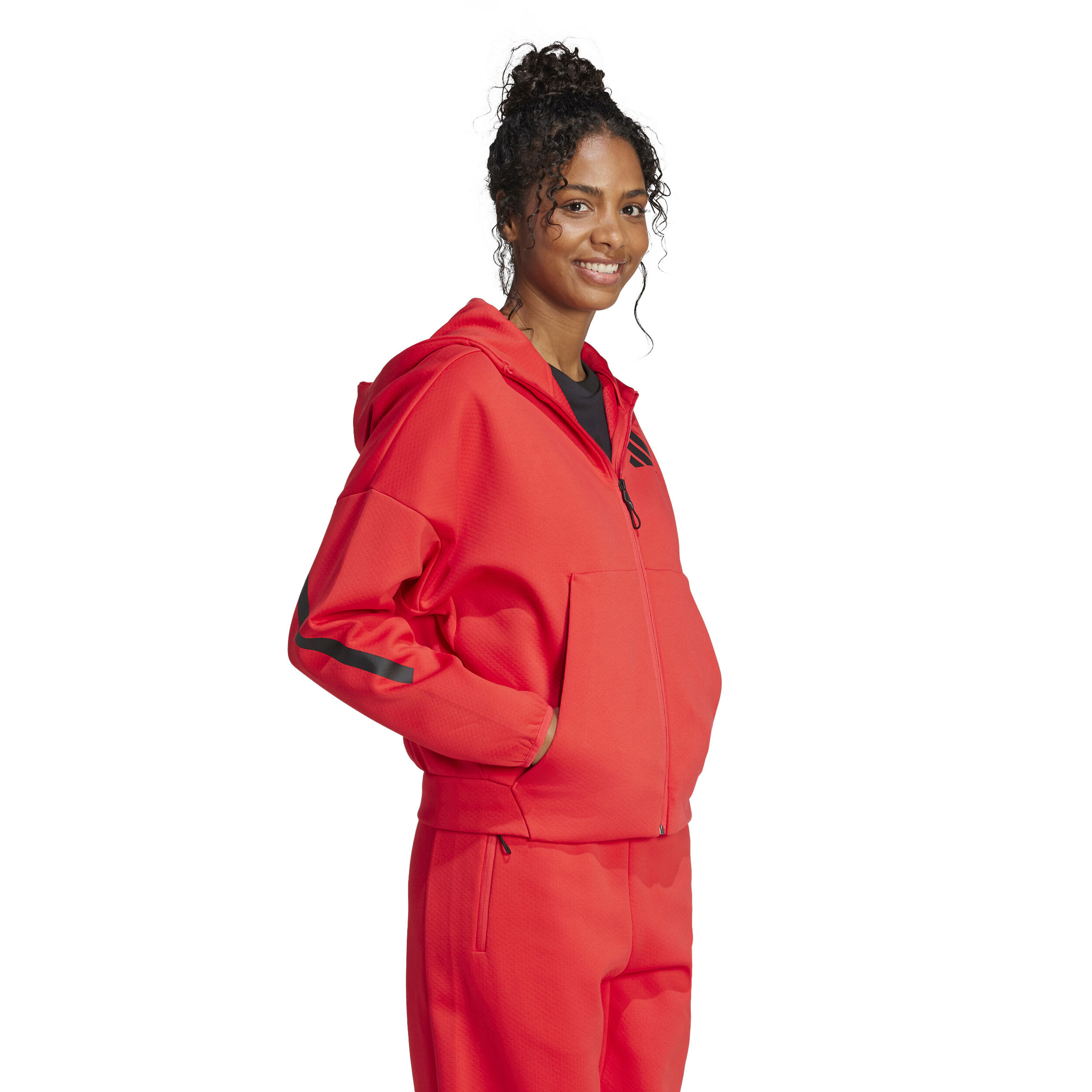 adidas Z.N.E. Gilet En Coton Femmes - Rouge