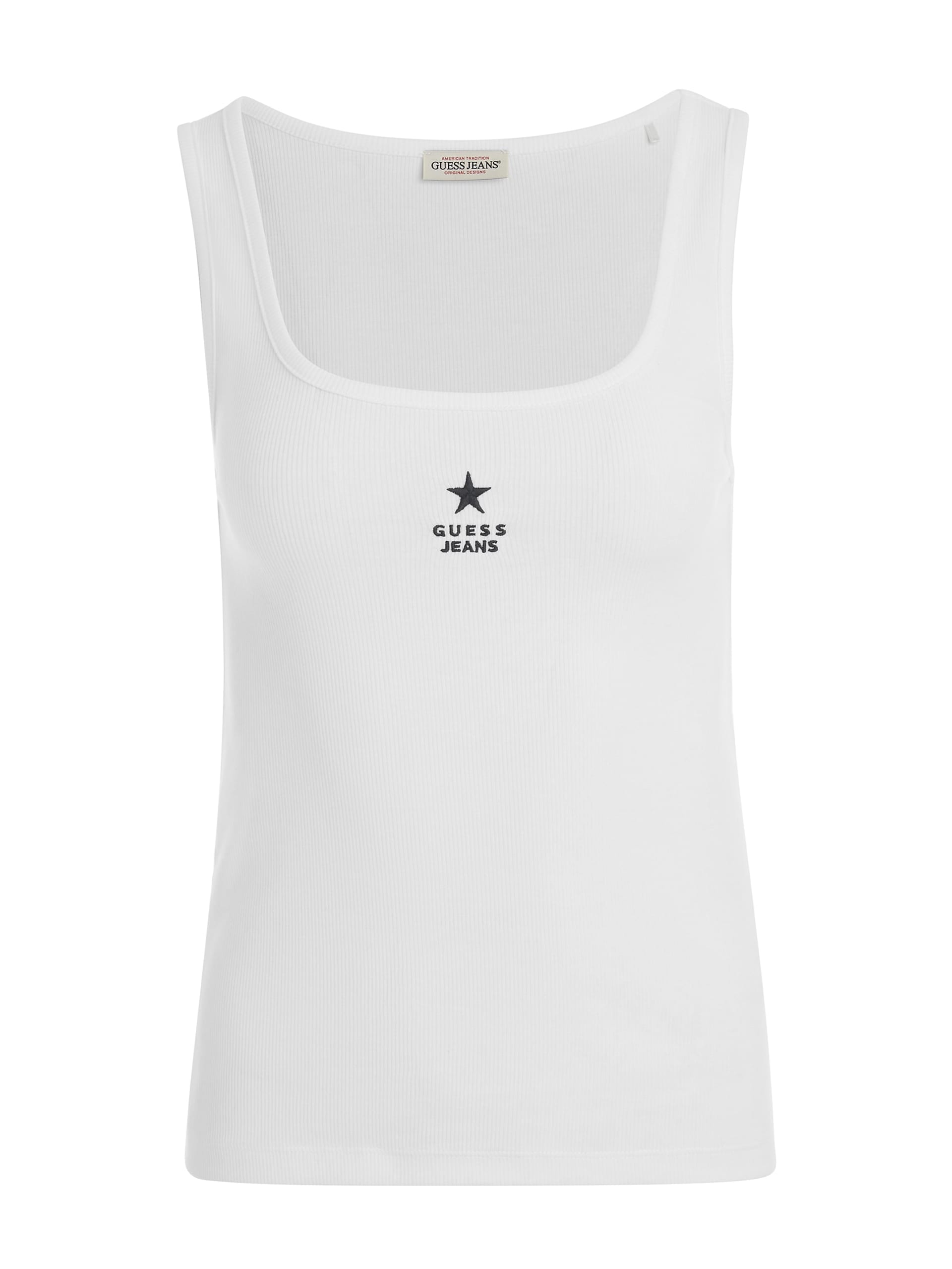 Regata Slim com Bordado de Estrelas