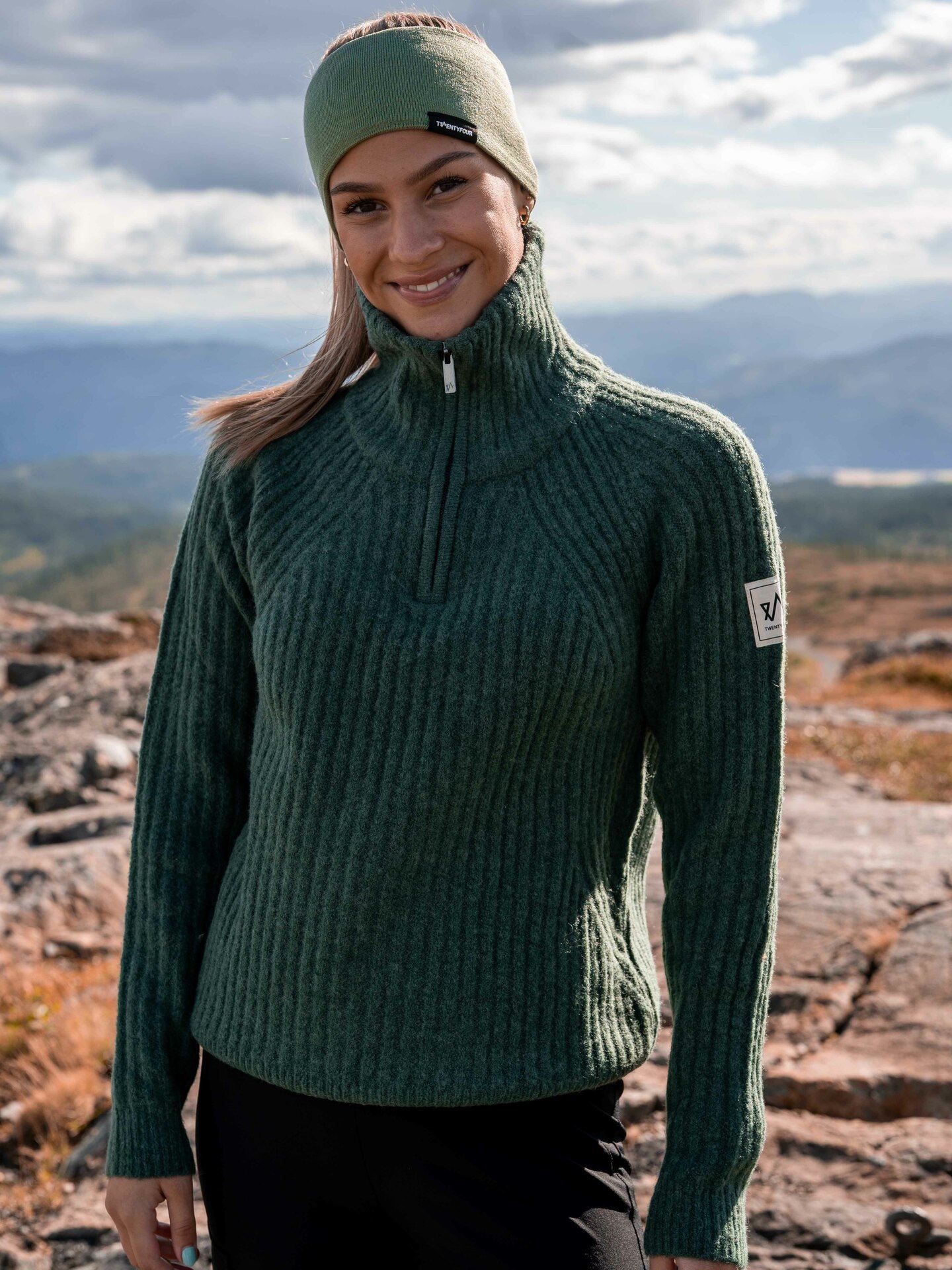 1222 Half Zip Genser