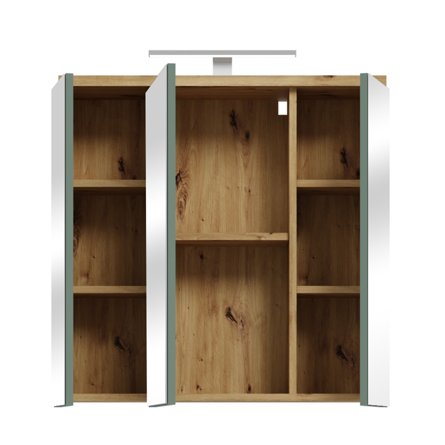 Spiegelschrank - Artisan Eiche - mit Beleuchtung
