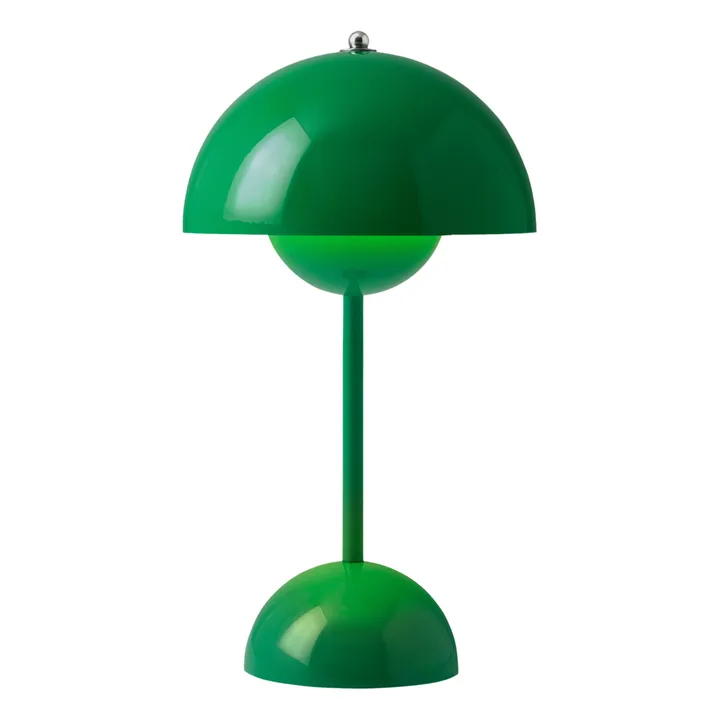 & Tradition Lampe à poser portative Flowerpot VP9, Verner Panton | Vert