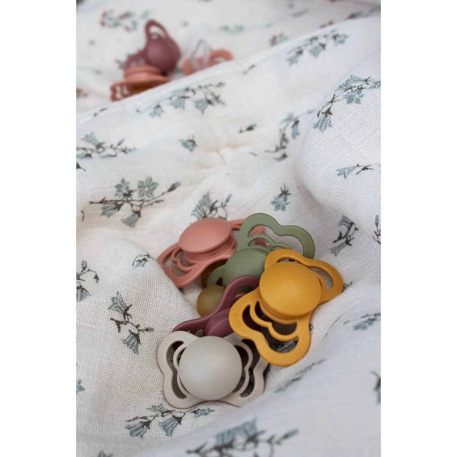 BIBS® Schnuller Couture Olive  Vanilla Silikon 6-36 Monate, 2 Stk.