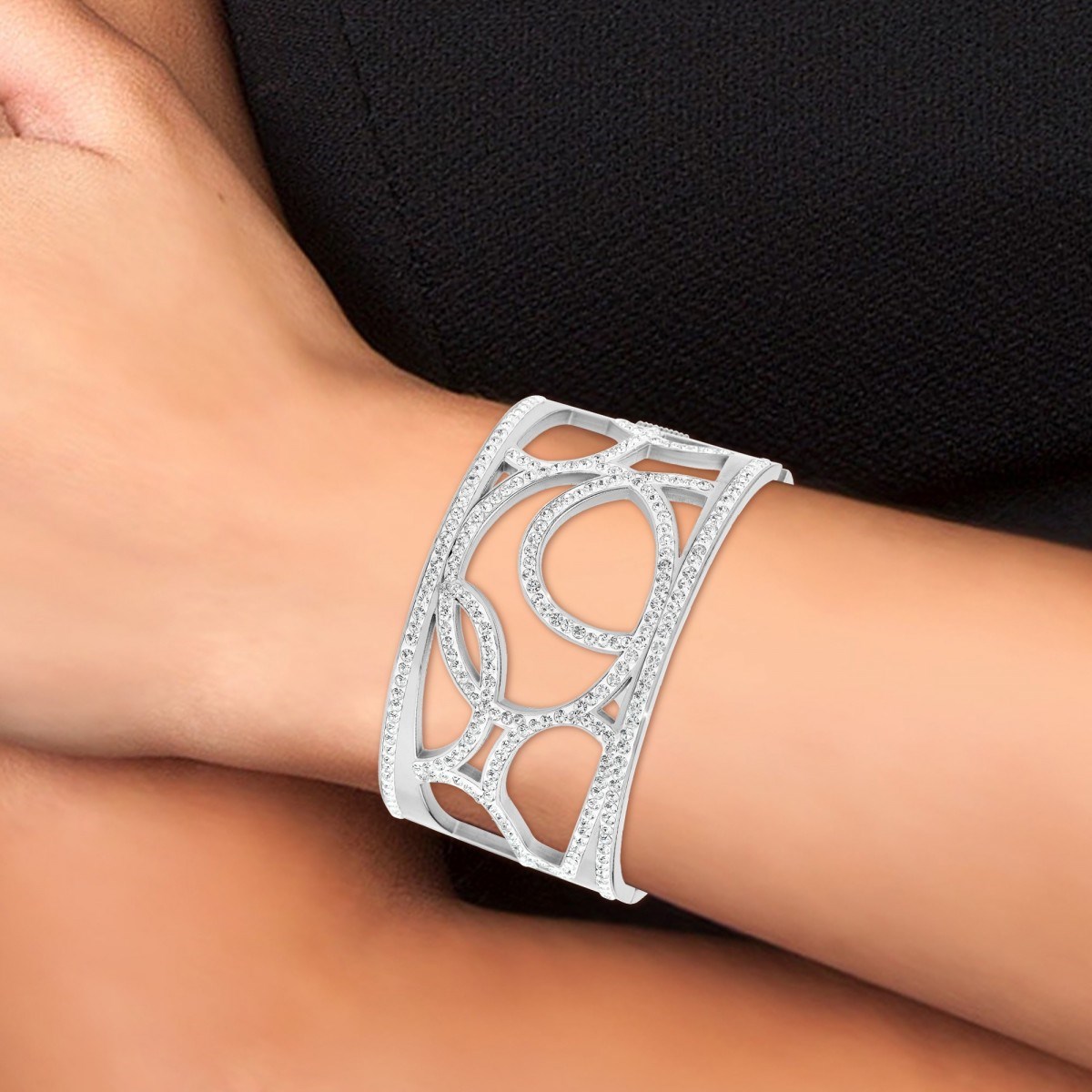 Bracelet SC Crystal orné de Cristaux scintillants