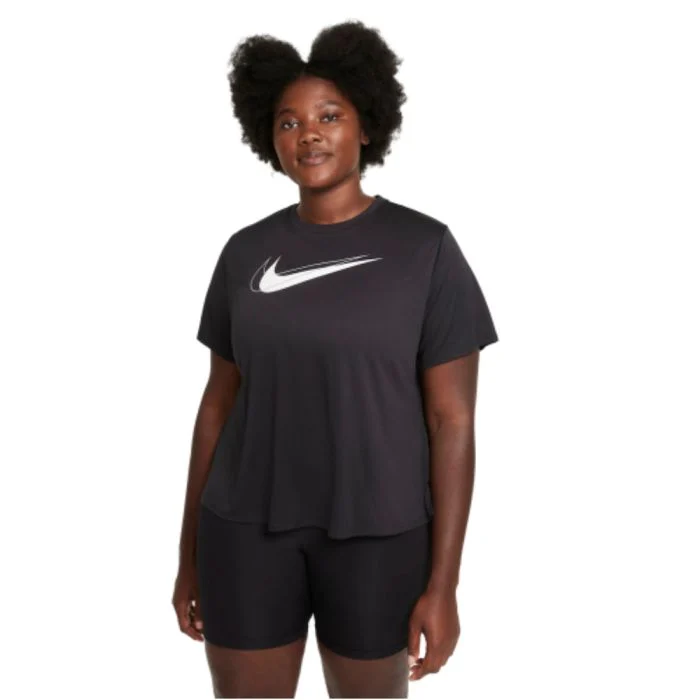 Nike Dame T-shirts Dri-Fit Swoosh Run SS Top