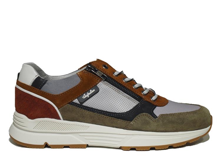 Australian Footwear Connery Leather Grey Combi