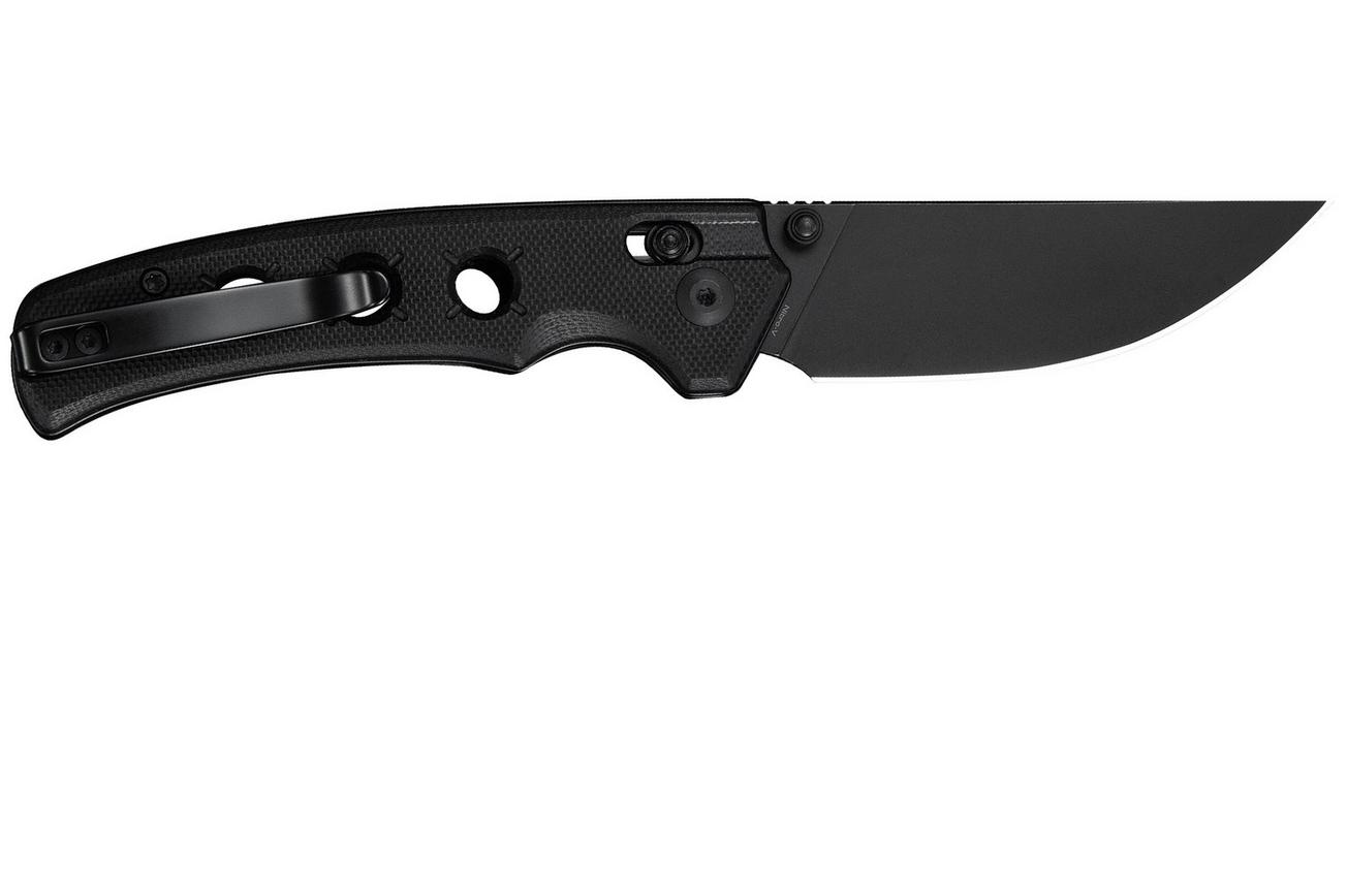 Civivi Noctis 24020C-1 Blackwashed Nitro-V, Black G10, zakmes