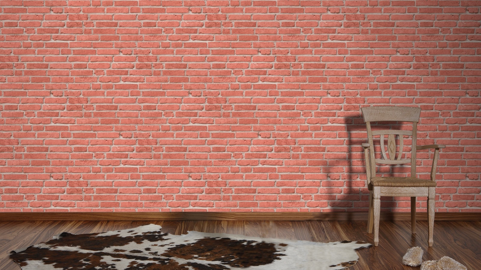 Vliestapete BEST OF WOOD´N STONE 2ND EDITION - rot-grau - 10 Meter