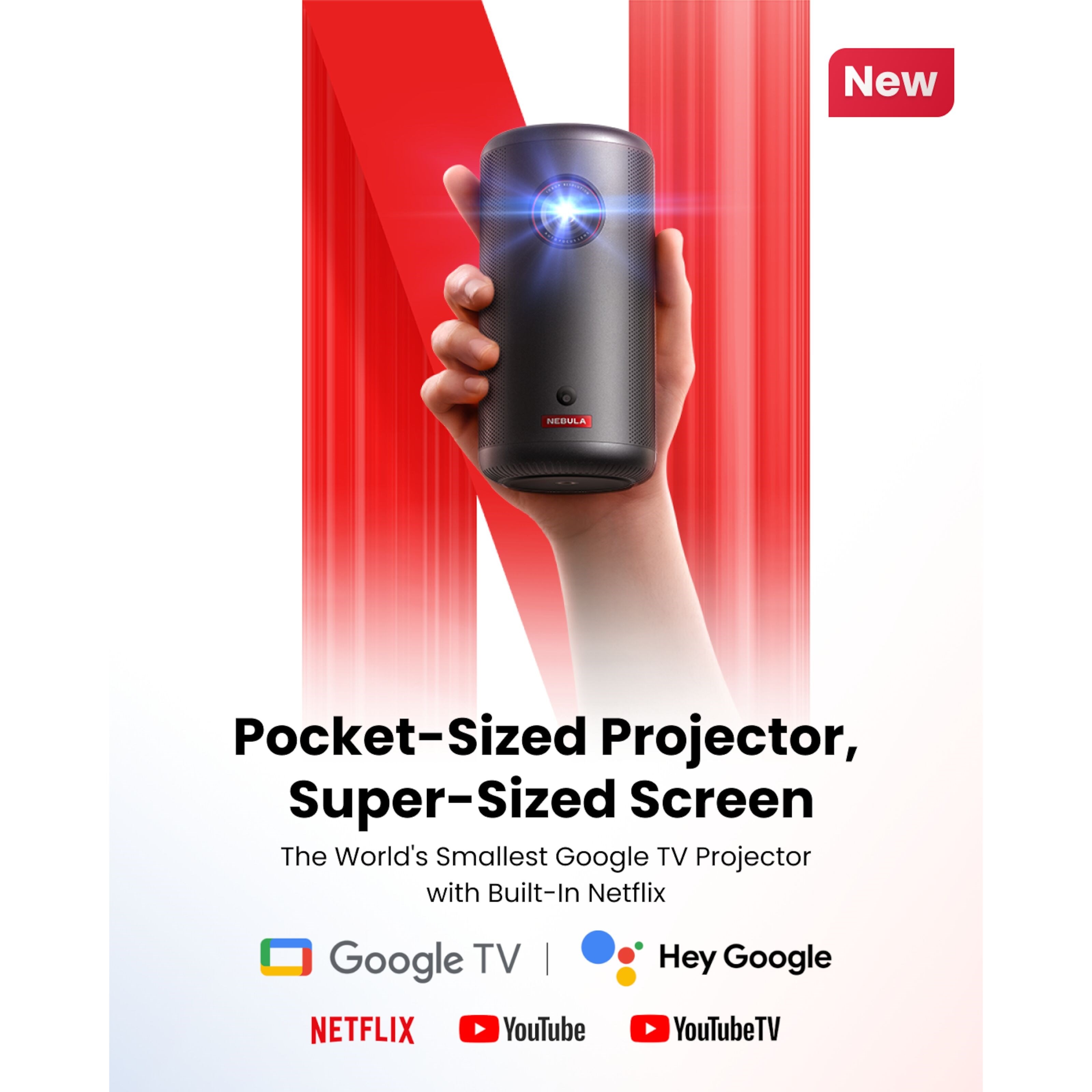 Nebula Capsule 3 Bærbar Full HD-miniprojektor