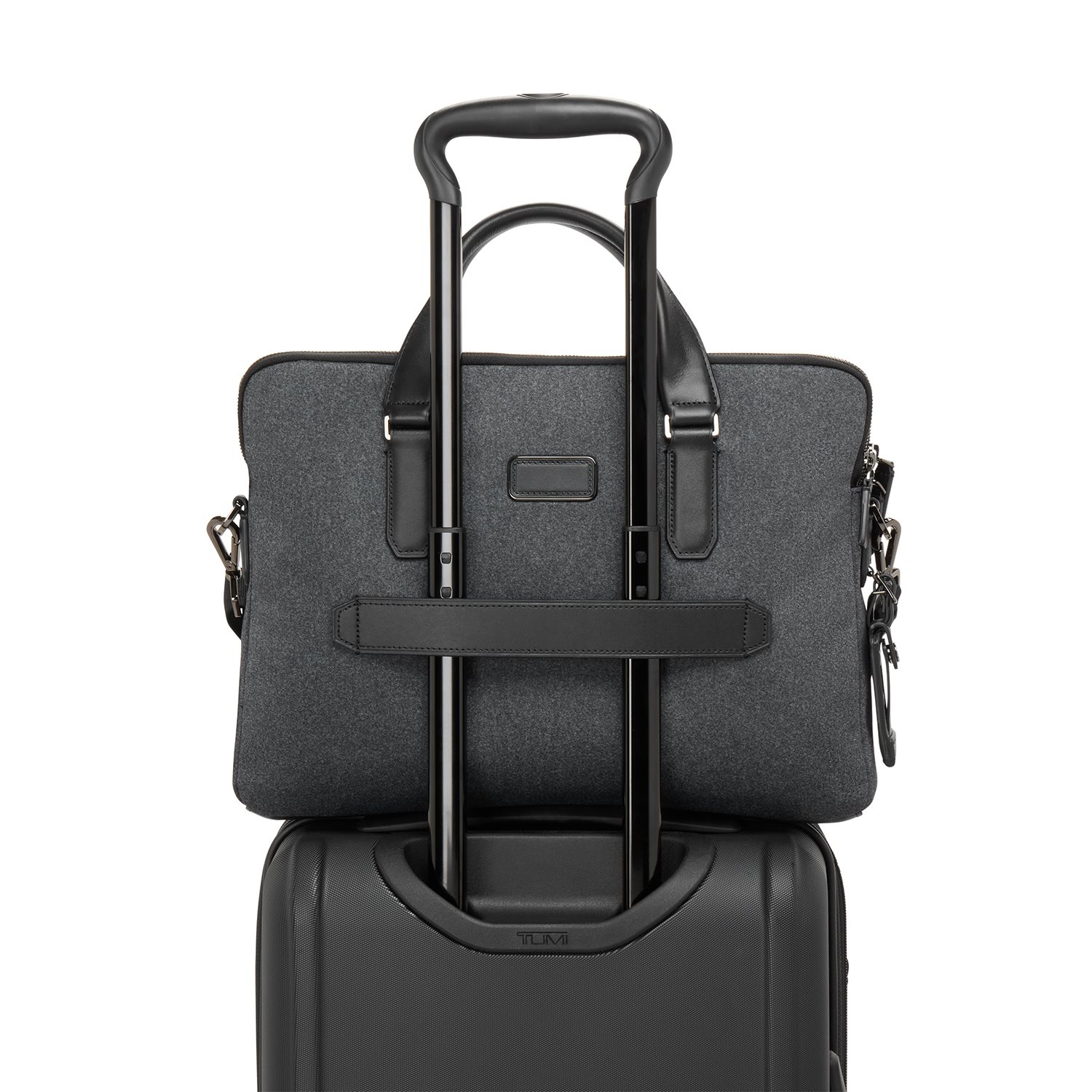 Tumi Harrison Sycamore Slim Brief dark charcoal
