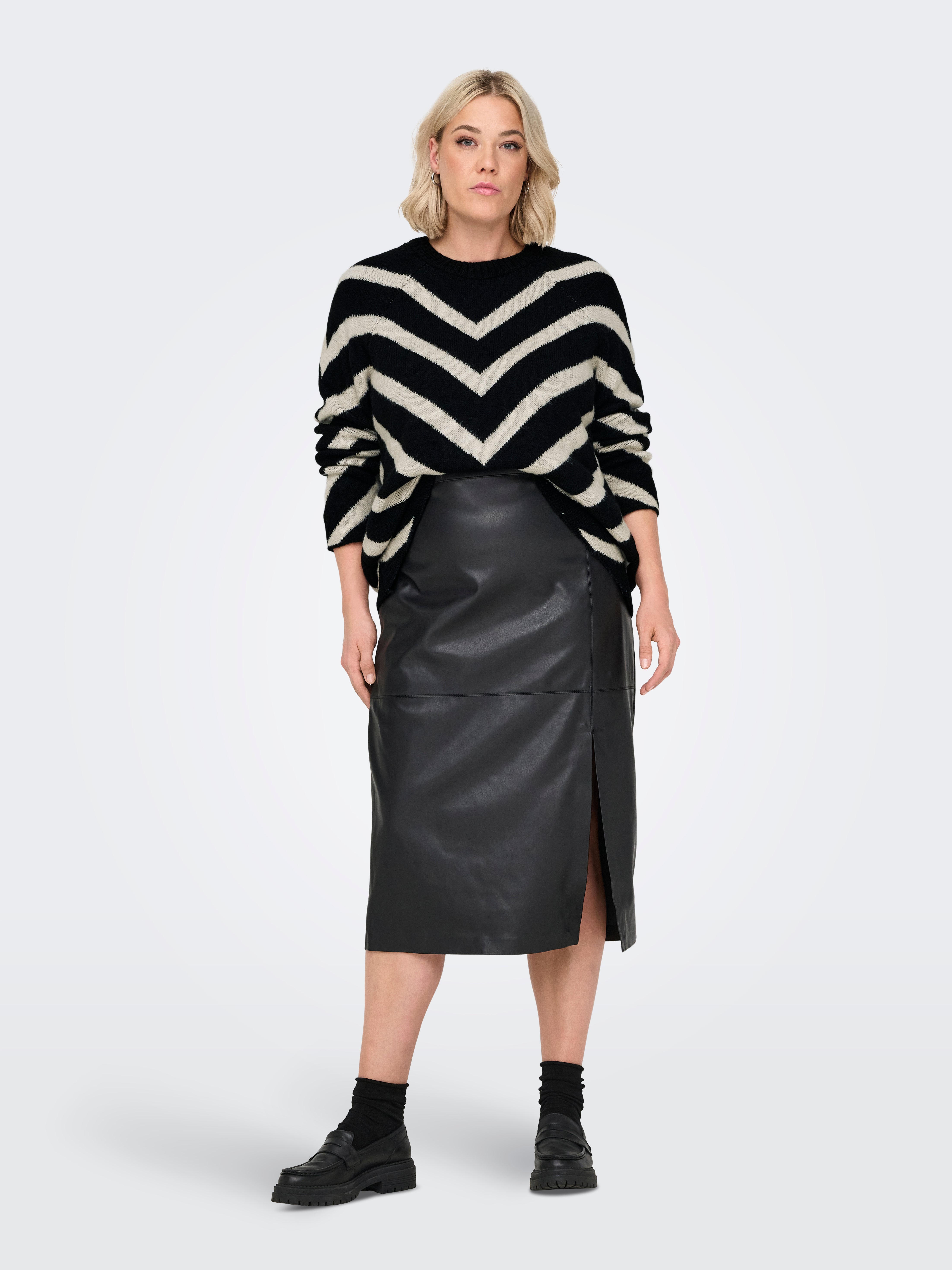 CARELIZA Strickpullover Black