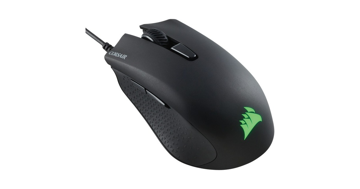 CorsairHARPOON RGB PRO FPS/MOBA Gaming Mouse  (Zwart, 200 - 12.000 dpi, RGB leds)