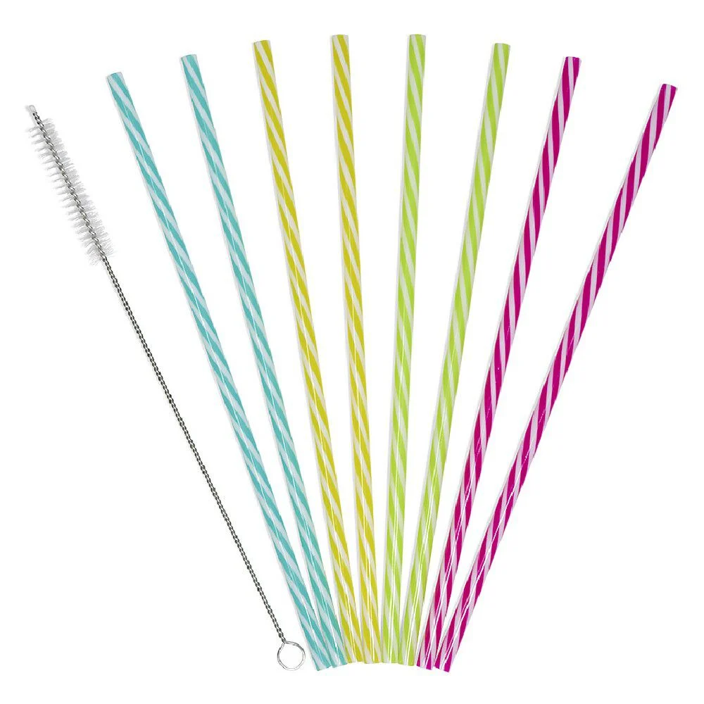 Paille réutilisable x 8