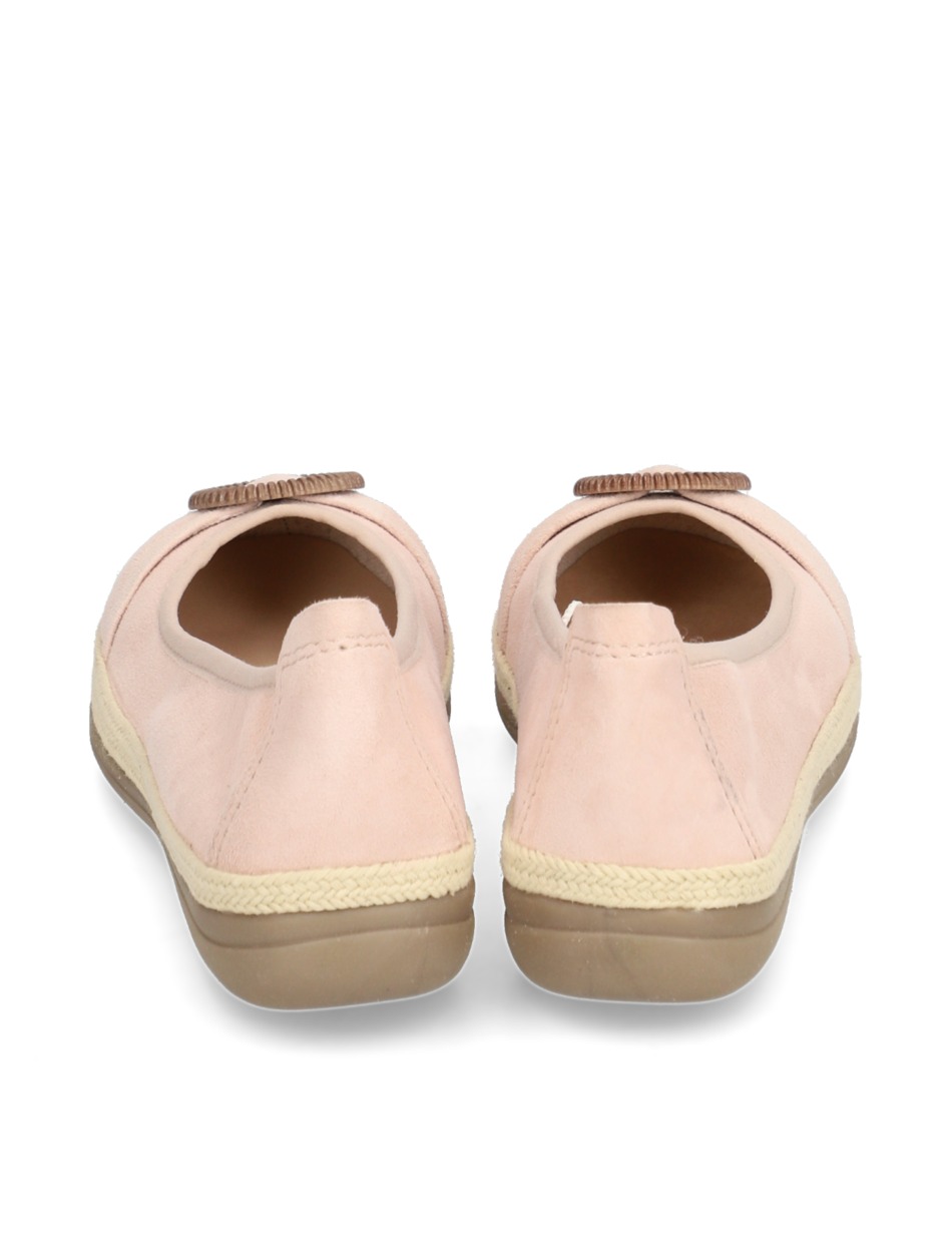 Veloursleder Ballerina