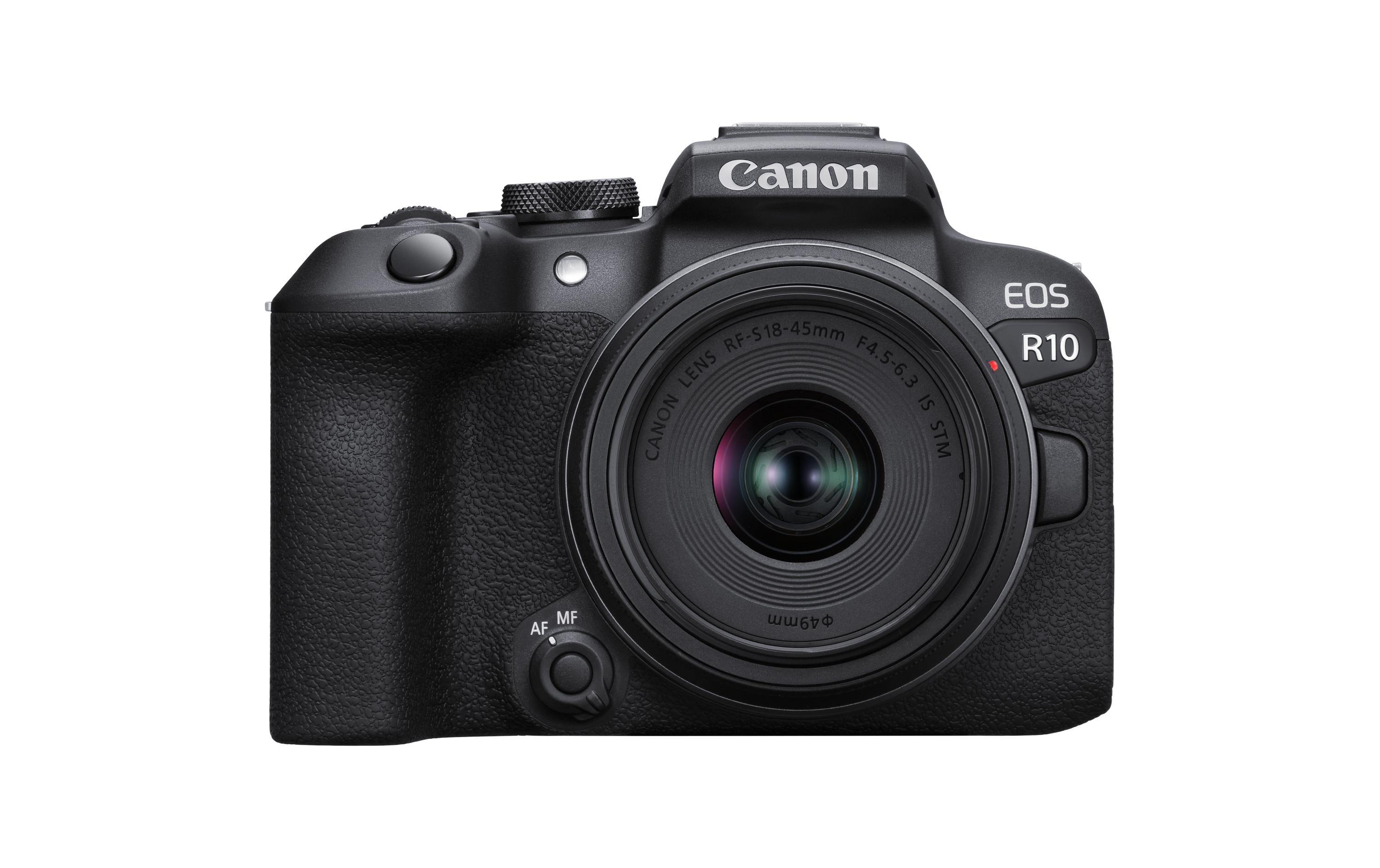 Fotokamera EOS R10 RF-S 18-45 und RF 75-300 Kit<br>Fotokamera mit zwei Objektiven