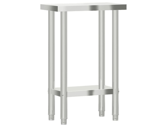 VIDAXL - Mobilier de cuisine Table de travail de cuisine 55x30x85 cm acier inoxydable