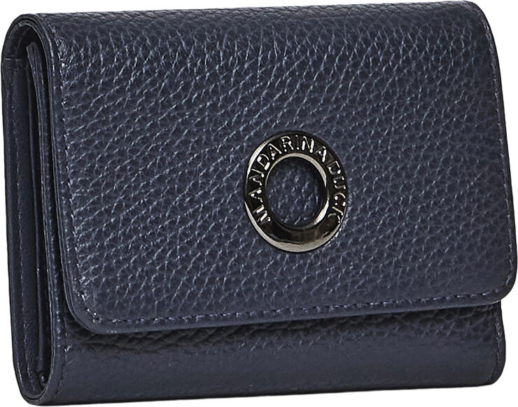 Mandarina Duck MELLOW LEATHER WALLET / DRESS BLUE Dress blue