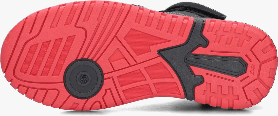 RED-RAG zwarte red-rag hoge sneaker 13759